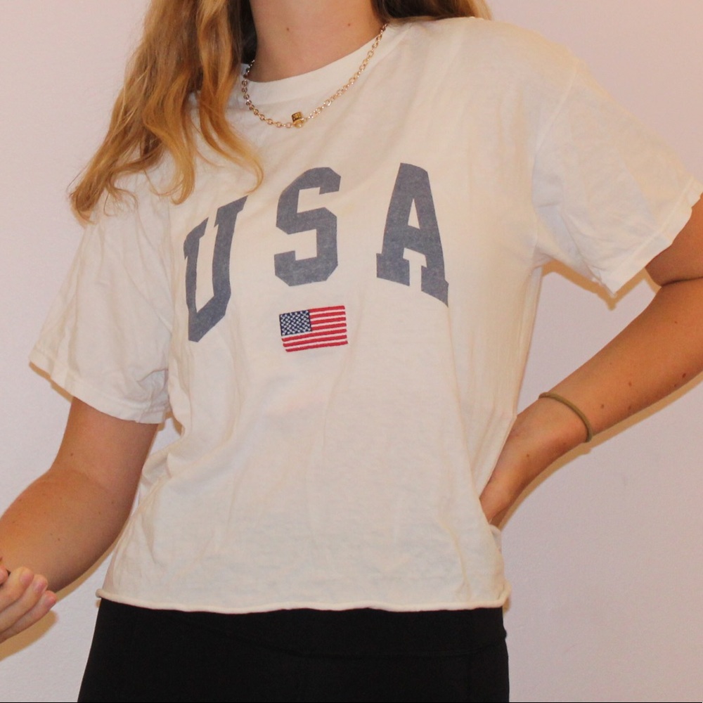 Brandy melville “USA” Shirt
